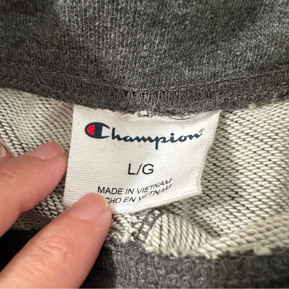 Champion men's size large grey athletic shorts, inseam 10" - Picture 3 of 4